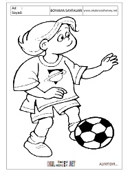 Futbol boyama sayfaları